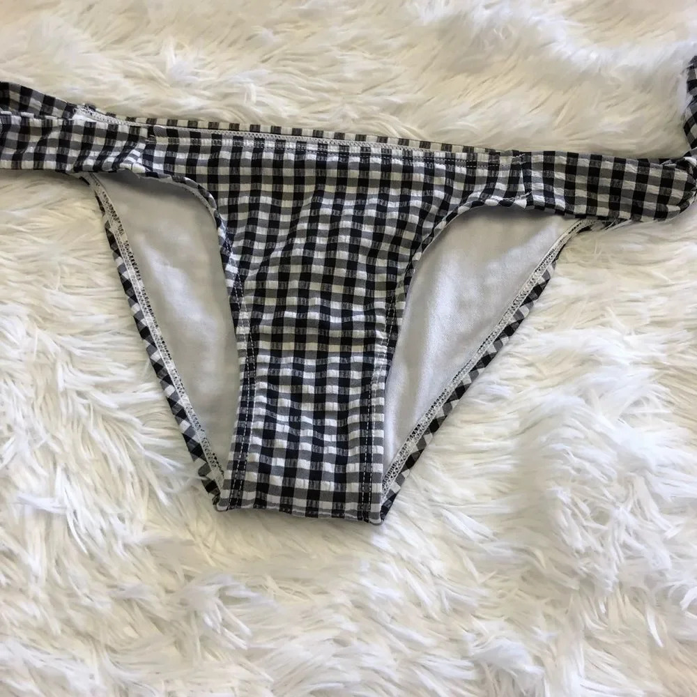 Xhilation Gingham Bikini Bottoms NWOT Size XS